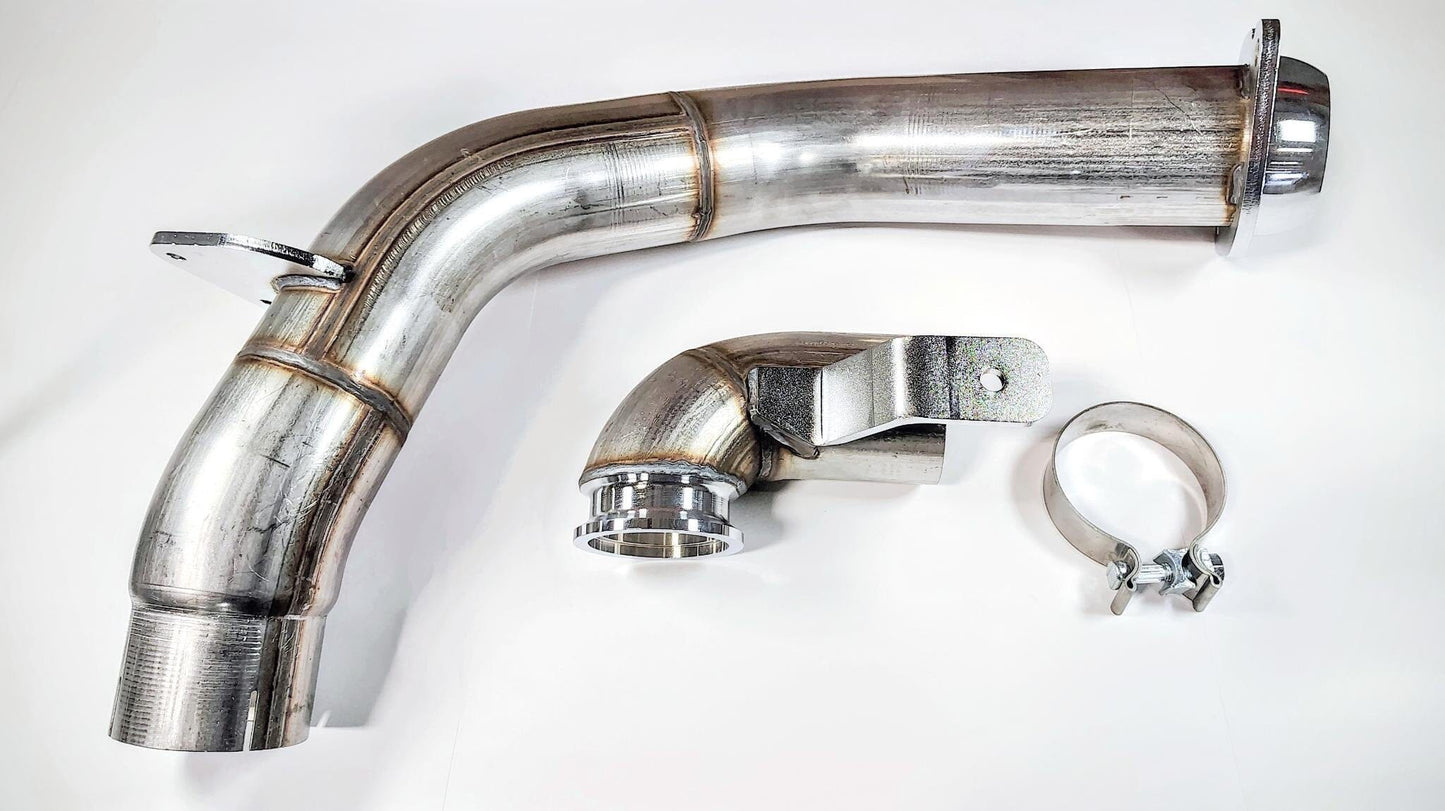 DIESELR Downpipe (2020-2024 Powerstroke 6.7L) Exhaust Down Pipe DIESELR Tuning