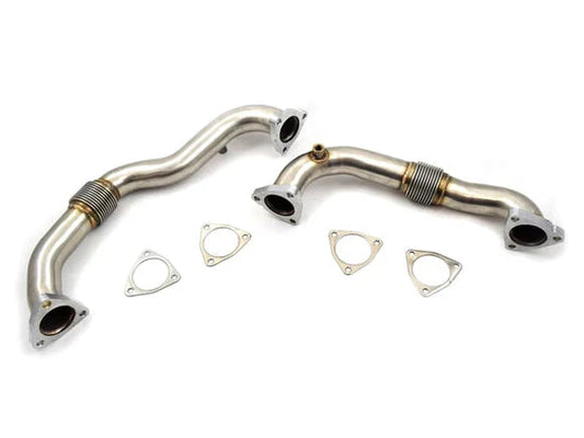 DIESELR Heavy Duty - Thick Wall Up Pipes (2008-2010 Powerstroke 6.4L) Up-pipes DIESELR Tuning