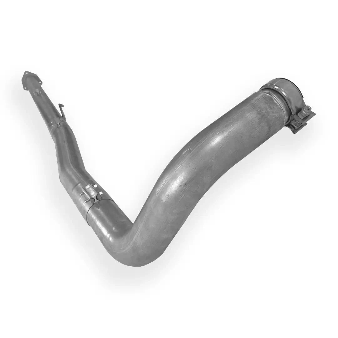 Dieselr Aluminized 4" Turbo Back Race Pipe | Ford 6.7L Powerstroke (2023-2025) Aluminized Race Pipe Dieselr Parts 4-inch without Muffler