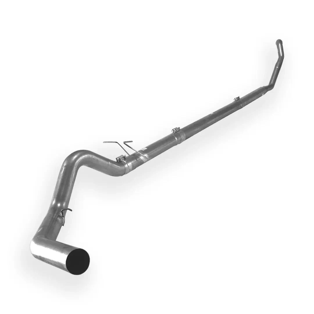 Dieselr Aluminized 4" Turbo Back Exhaust Single | Ford 7.3L F250/F350 Powerstroke (1994-1997.5) Aluminized Exhaust Dieselr Parts 4-inch without Muffler