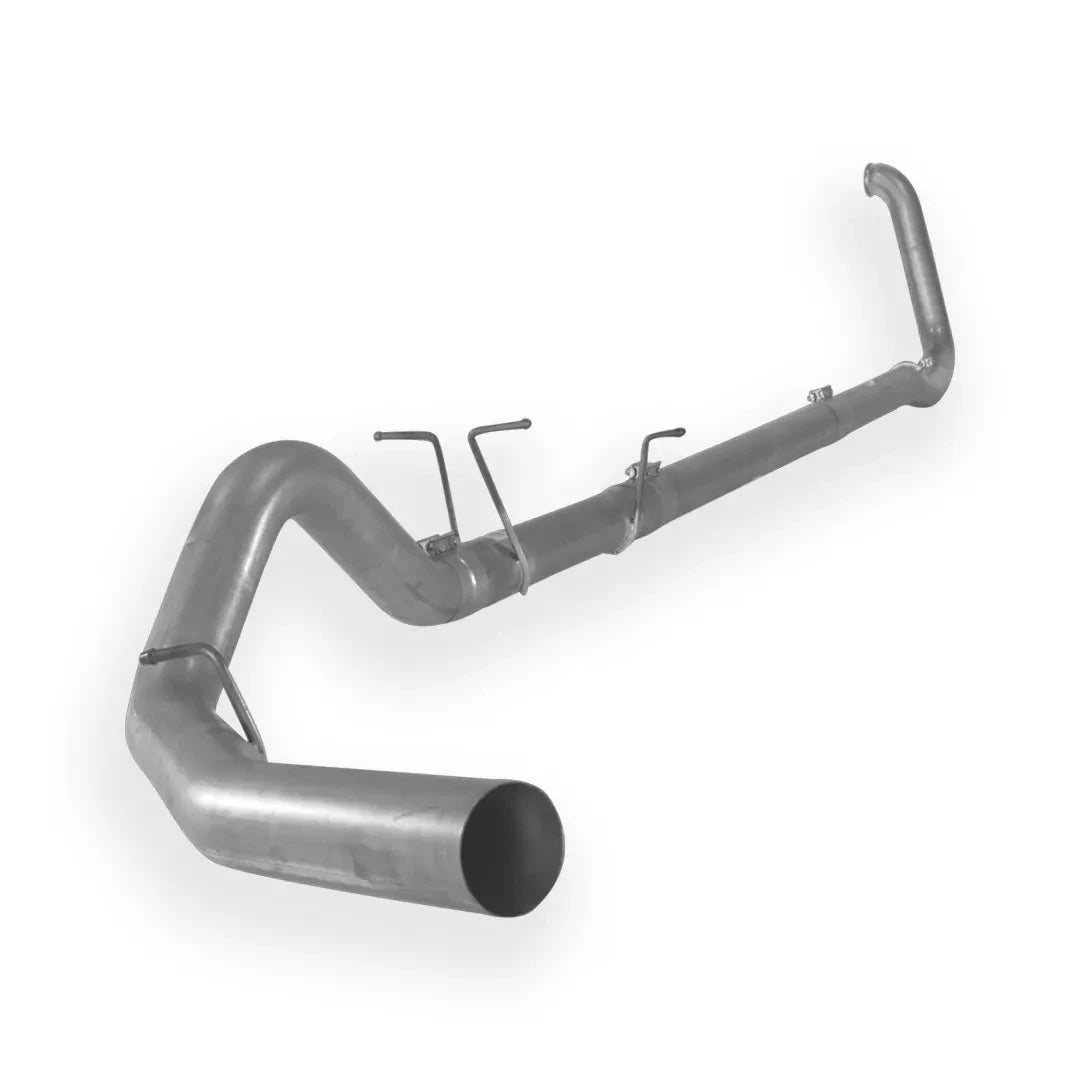 Dieselr Aluminized Turbo Back Exhaust Single | Ford 7.3L F250/F350 Powerstroke (1999-2003) Aluminized Exhaust Dieselr Parts 4-inch without Muffler