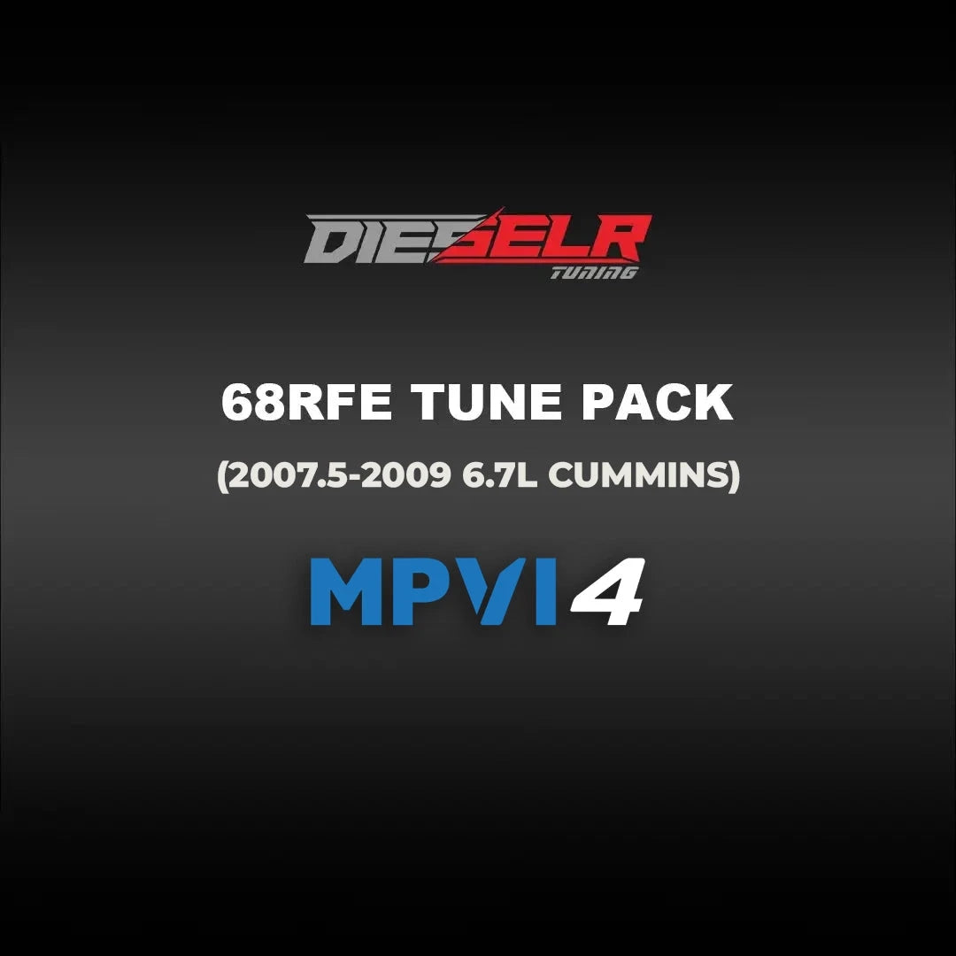 DIESELR MPVi4 68RFE Transmission Tune File (2007.5-2009 Cummins 6.7L - 68RFE) TCM Tune File DIESELR Tuning