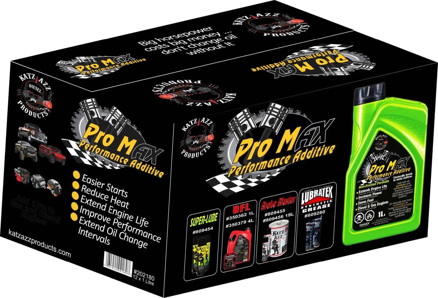 ProMAX Performance Oil Additive Lubricants Katz Azz