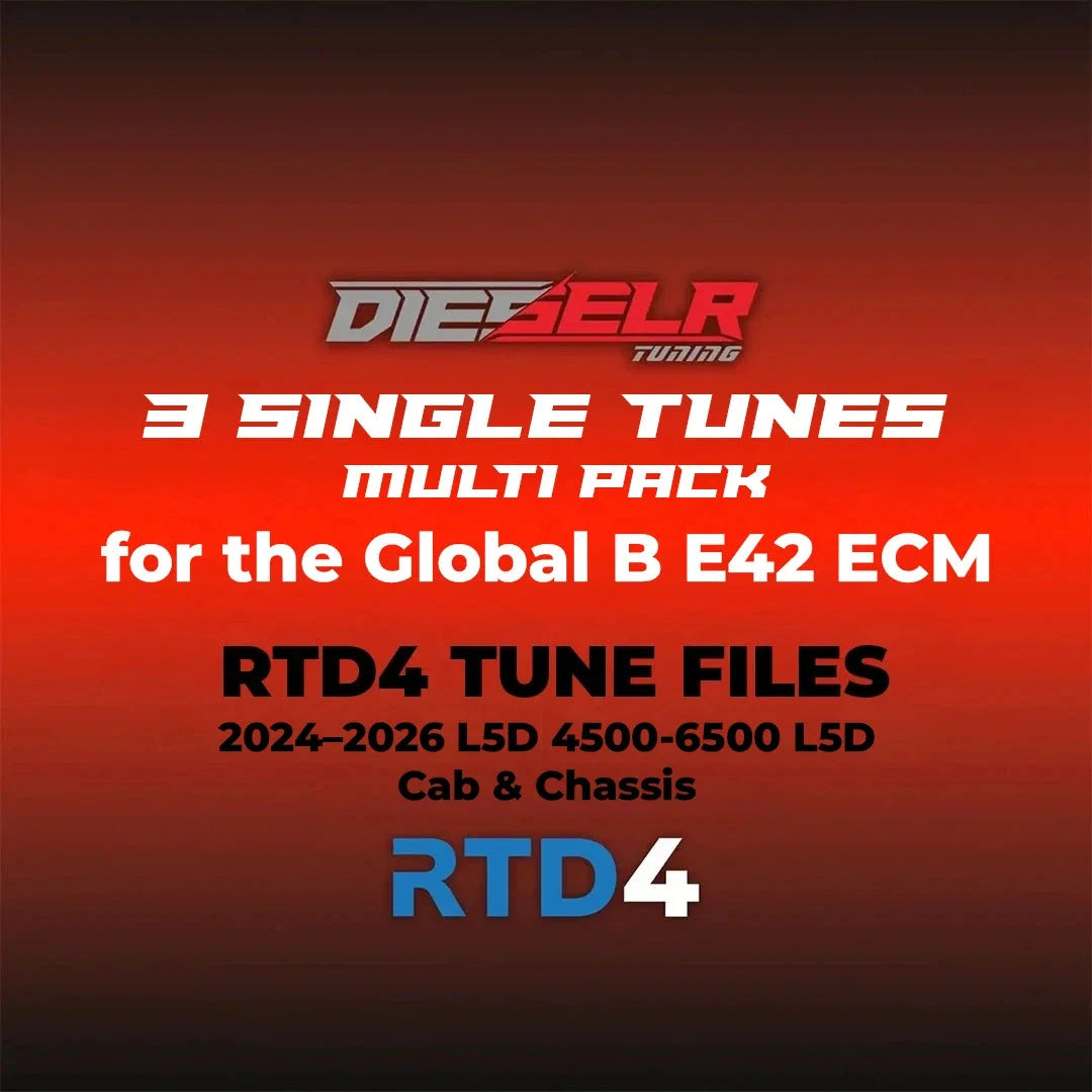Dieselr RTD4 Tune Files (2024-2026 Duramax 4500-6500 L5D Cab & Chassis) - Global B Tune Files DIESELR Tuning
