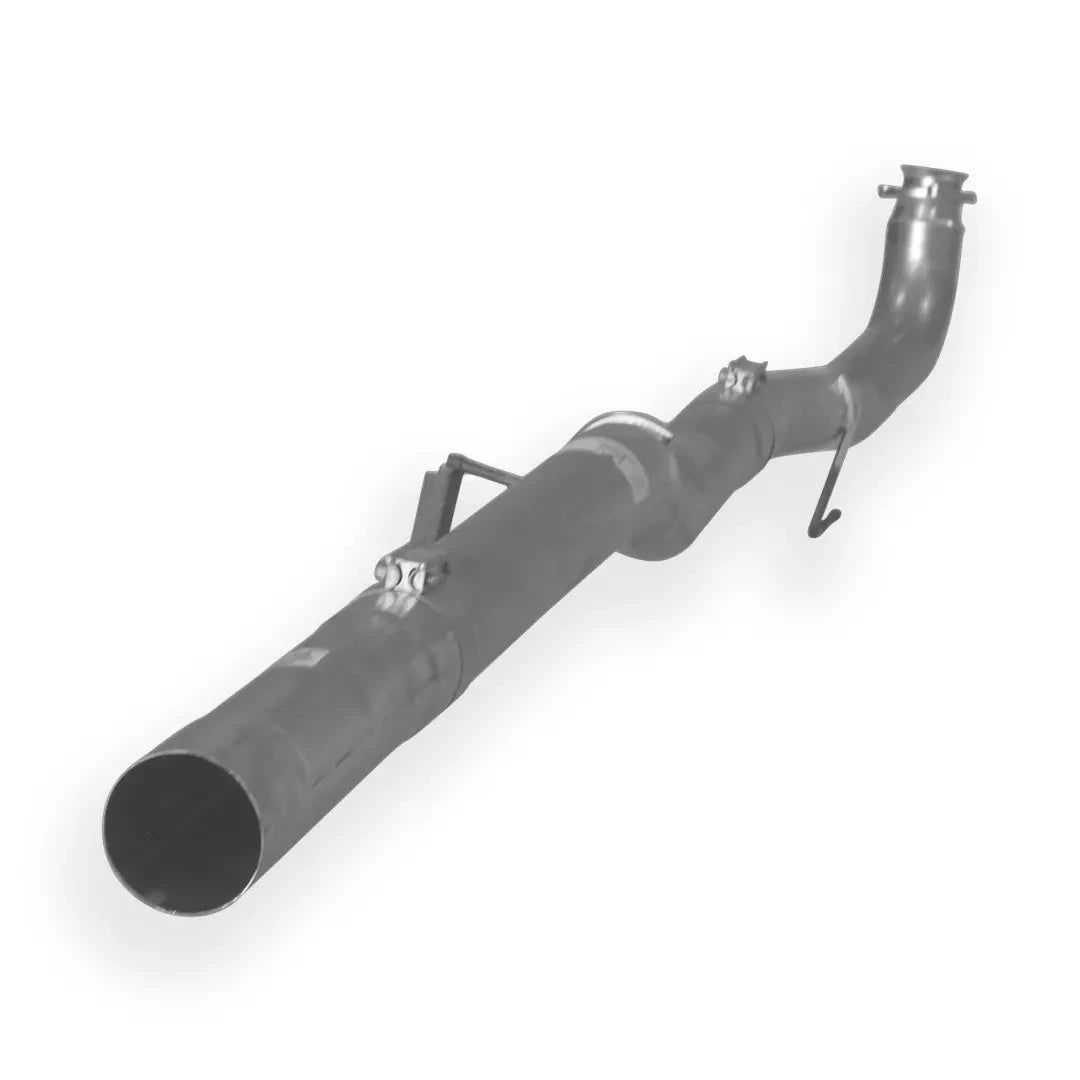 Dieselr Aluminized 4" Cat & DPF Race Pipes | GM 2500/3500 6.6L DURAMAX LML 2015.5-2016 Aluminized Race Pipe Dieselr Parts