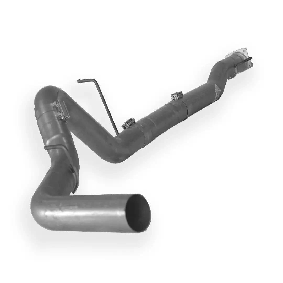 Dieselr Aluminized 4" Cat Back Exhaust Single | GM 2500/3500 6.6L DURAMAX LML 2011-2015 Aluminized Race Pipe Dieselr Parts 4-inch without Muffler