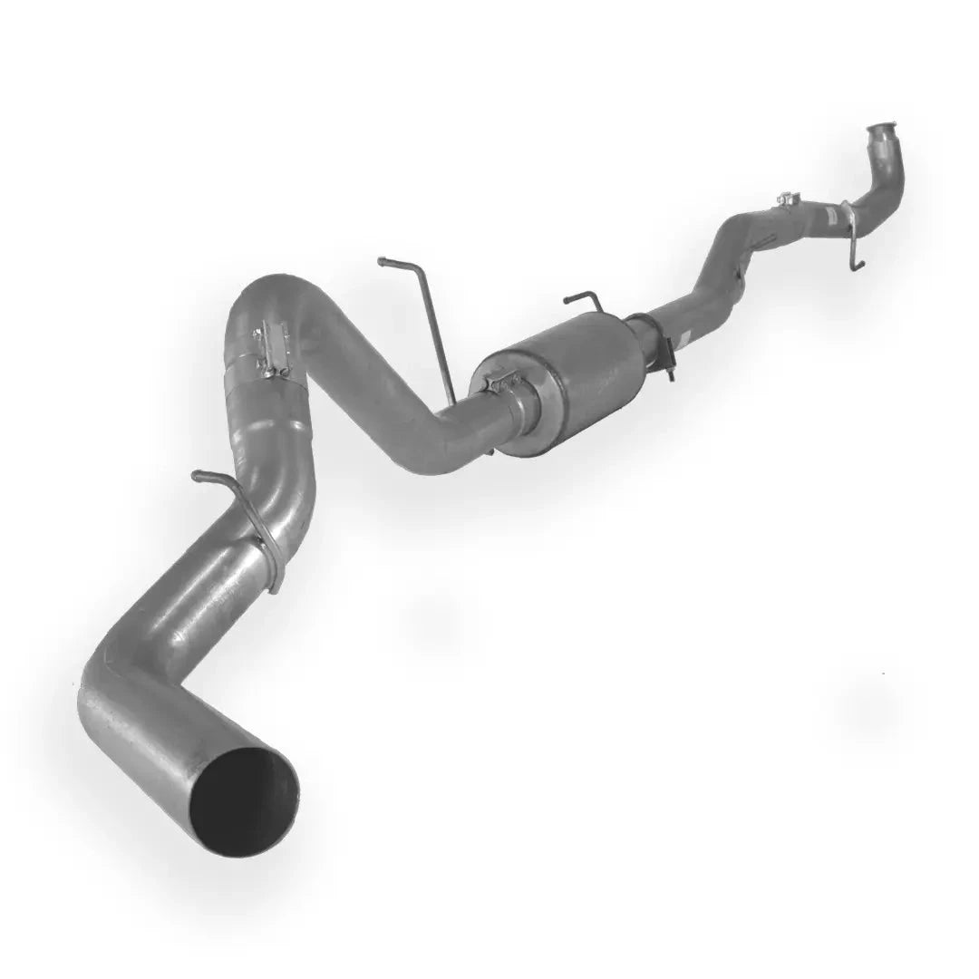 Dieselr Aluminized Downpipe Back Exhaust Single | GM 2500/3500 6.6L DURAMAX LML 2011-2015 Aluminized Exhaust Dieselr Parts 4-inch Exhaust with Muffler