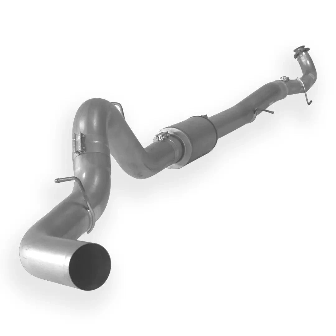 Dieselr Aluminized Downpipe Back Exhaust Single | GM 2500/3500 6.6L DURAMAX LML 2015.5-2016 Aluminized Exhaust Dieselr Parts 5-inch Exhaust with Muffler