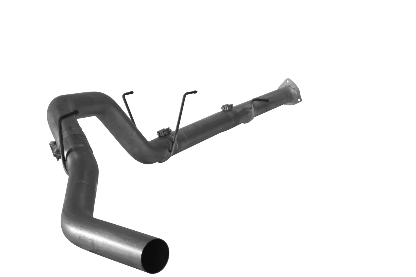 Downpipe Back Exhaust - Single (2013-2018 Dodge 2500/3500 6.7L Cummins) Exhaust DIESELR Tuning 4" No Muffler