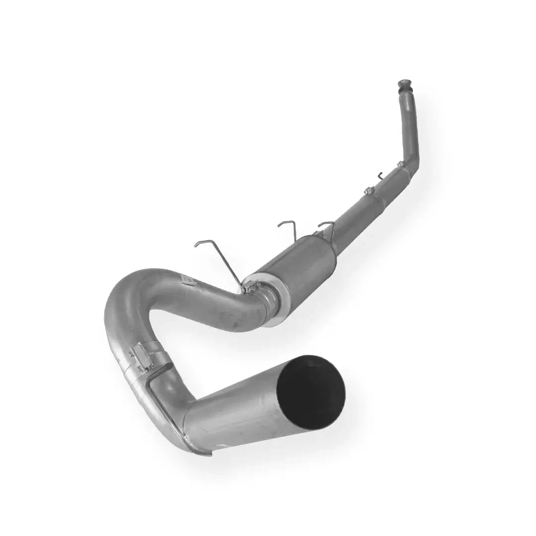 Dieselr Aluminized Turbo Back Exhaust Single | Dodge 2500/3500 5.9L Cummins 1994-2002 Aluminized Race Pipe Dieselr Parts 5-inch with muffler