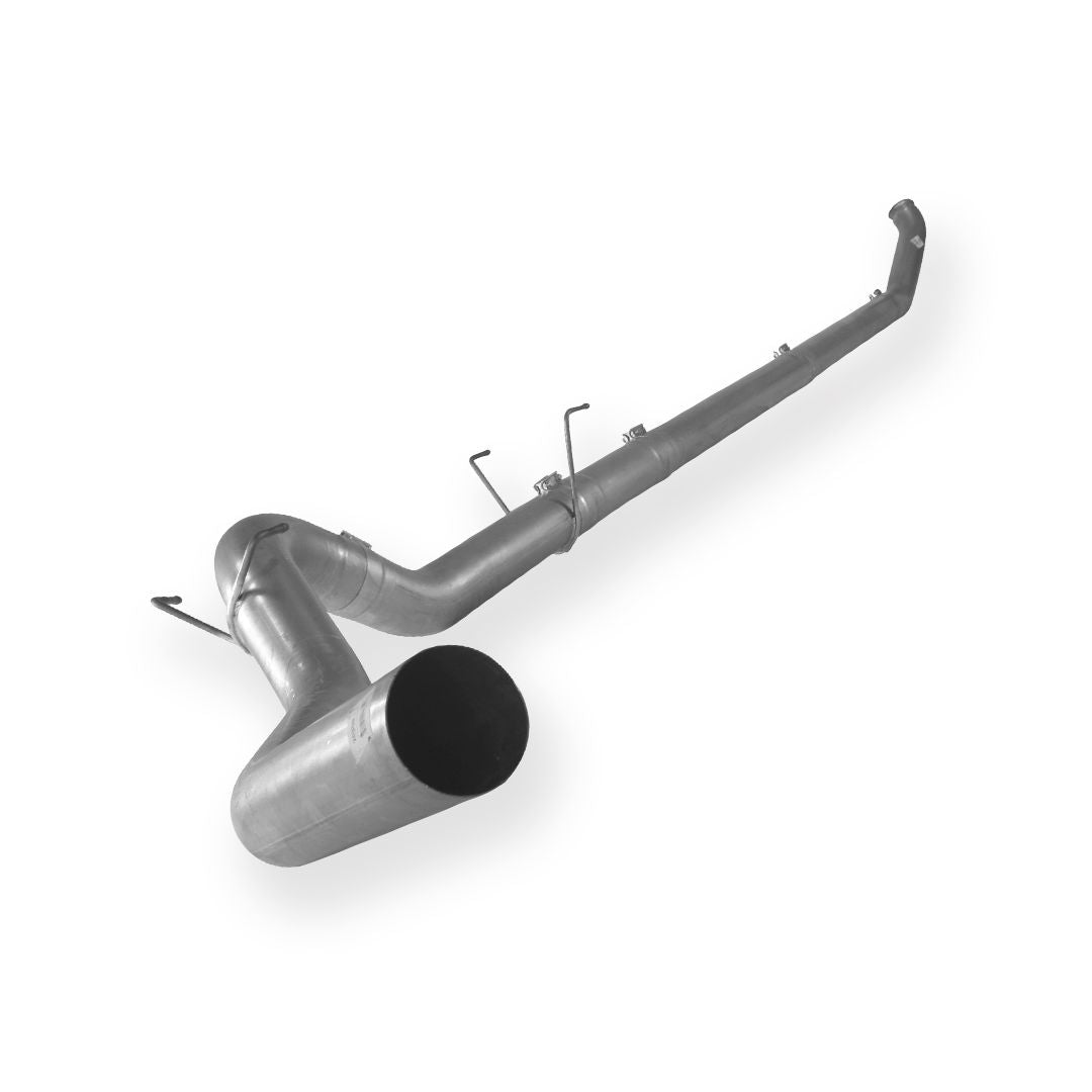 Dieselr Aluminized Turbo Back Single | Cab & Chassis Dodge 3500/4500/5500 6.7L Cummins) 2011-2018 Aluminized Exhaust Dieselr Parts 5 inch Turbo Back without Muffler