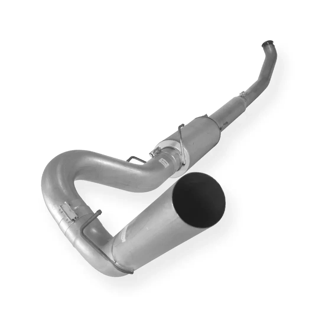 Dieselr Aluminized Turbo Back Exhaust Single | Dodge 2500/3500 5.9L Cummins 2003-2004 Aluminized Race Pipe Dieselr Parts 5-inch with muffler
