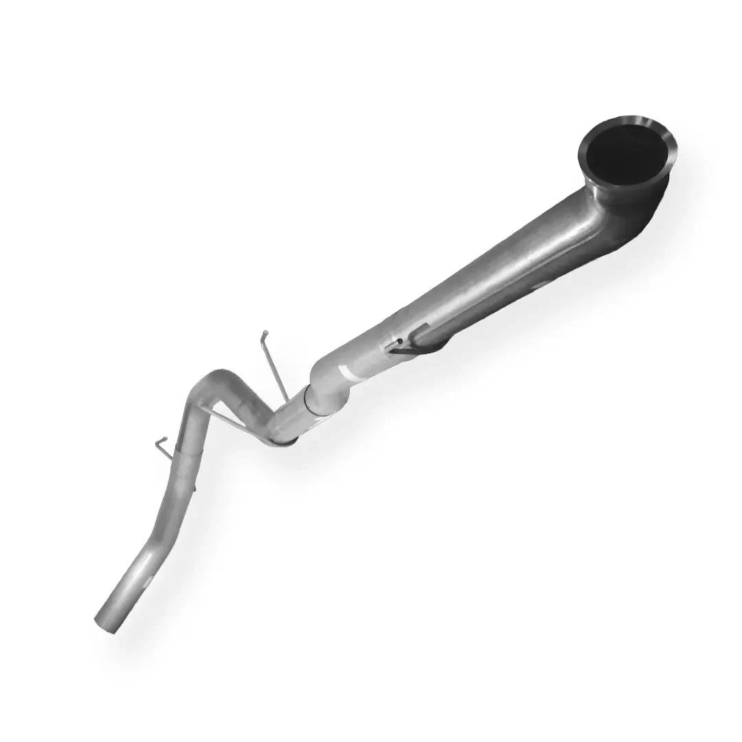 Dieselr Aluminized Flex Pipe Back Single | Ram 2500/3500 6.7L Cummins 2019-2024 Aluminized Exhaust Dieselr Parts 4-Inch without Muffler