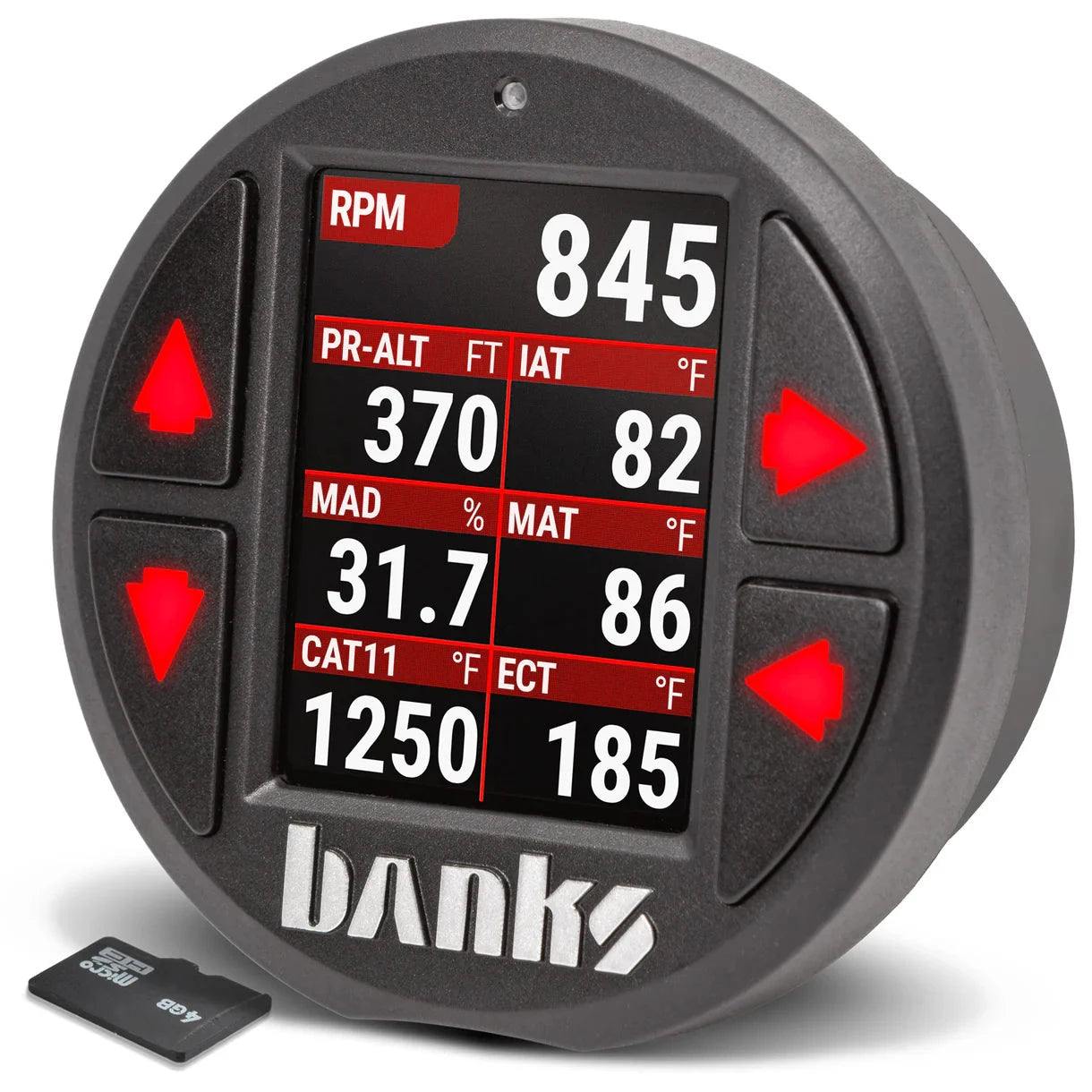 Banks iDash Data Proยฎ iDash Gauge Banks Power Primary Standalone Gauge
