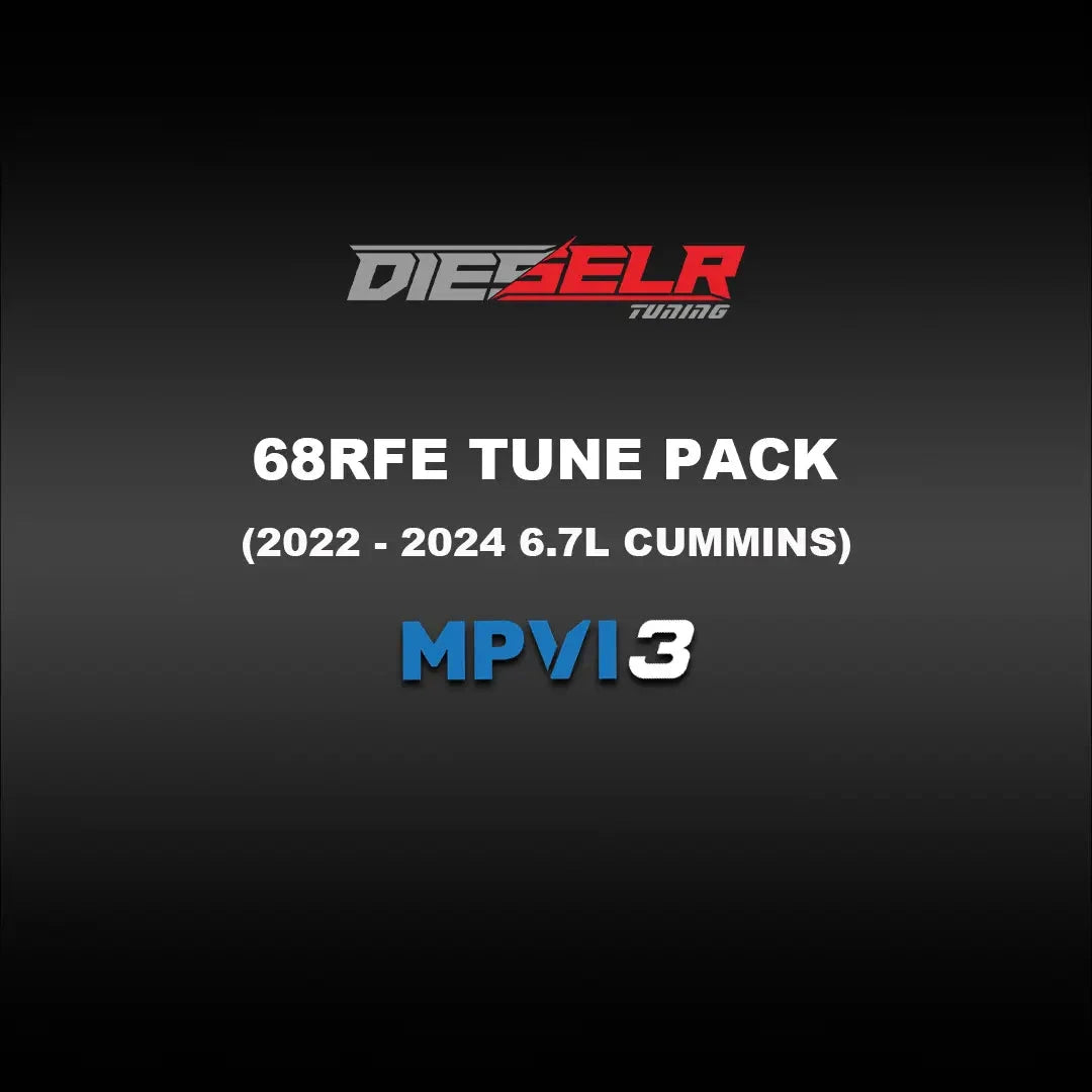 DIESELR MPVI3 68RFE Transmission Tune File (2022 Cummins 6.7L - 68RFE) Beta TCM Tune File DIESELR Tuning