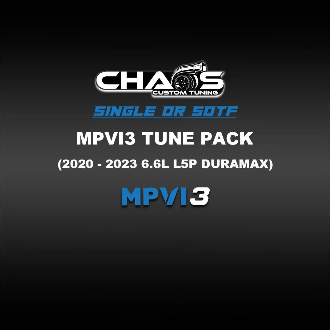Chaos Custom Tuning MPVI3 Tune Files (2020-2023 Duramax L5P 6.6L) Tune Files Chaos Custom Tuning