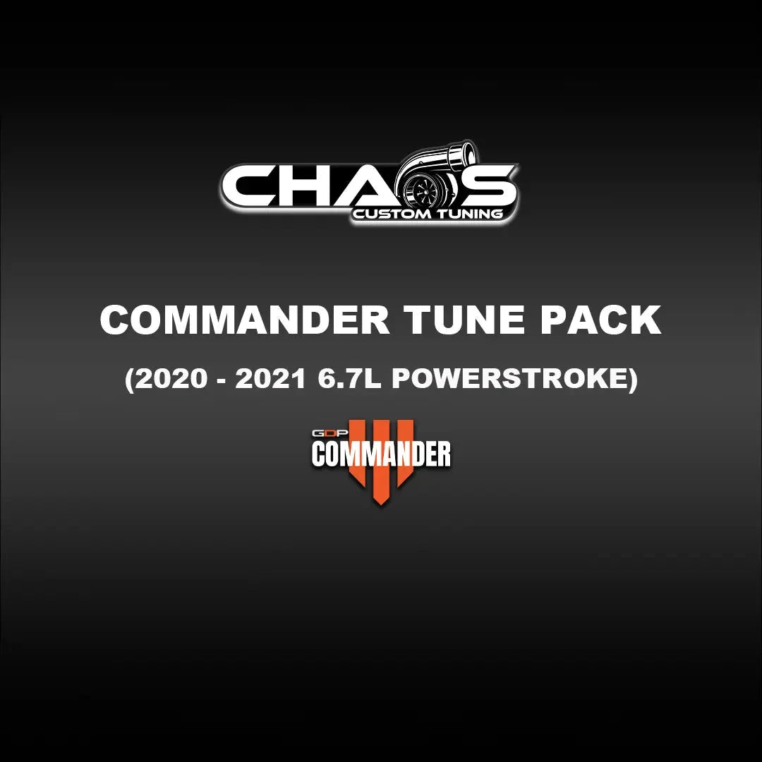 CCT Commander Tune Files (2020-2021 Powerstroke 6.7L) Tune Files Chaos Custom Tuning