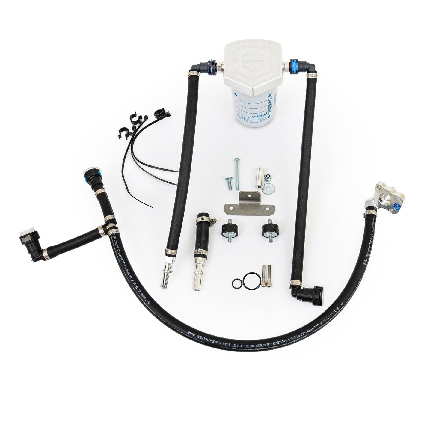 Gen2.1 CP4 Disaster Prevention Kit with Return Filter Assembly (2011+ 6.7L Power Stroke) Fuel System Upgrades S&S Diesel Motorsport