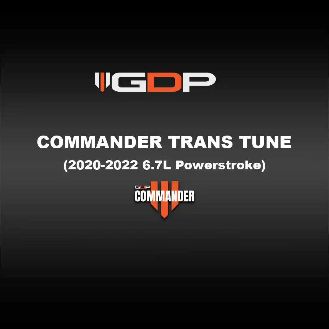 GDP Commander Transmission Tune File (2020-2022 Powerstroke 6.7L) TCM Tune File GDP