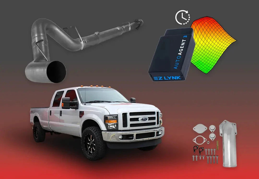 DIESELR 2007.5–2010 Ford Powerstroke 6.4L All-In-One Kit All In One Kit (Basic) DIESELR Corp. 4-week Limited Support 5-Inch Downpipe Back