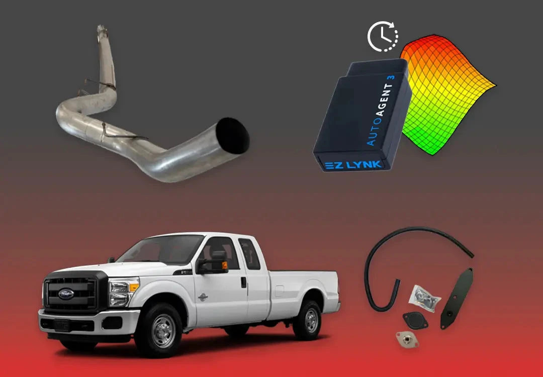DIESELR 6.7L Ford Powerstroke All-In-One Kit (2011–2019) All In One Kit (Basic) DIESELR Corp. 2011-2014 4-week Limited Support 4-inch Downpipe Back