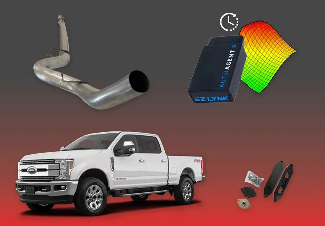 DIESELR 6.7L Ford Powerstroke All-In-One Kit (2011–2019) All In One Kit (Basic) DIESELR Corp. 2017-2019 4-week Limited Support 4-inch Downpipe Back