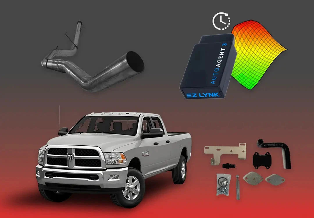 DIESELR 6.7L RAM Cummins All-In-One Kit (2013–2018) All In One Kit (Basic) DIESELR Corp. 2013-2017 4-week Limited Support DIESELR 5 inch Turbo Back Exhaust - Single