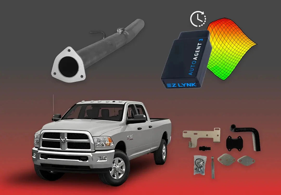 DIESELR 6.7L RAM Cummins All-In-One Kit (2013–2018) All In One Kit (Basic) DIESELR Corp. 2013-2017 4-week Limited Support 4 inch Cat & DPF/SCR Race Pipes