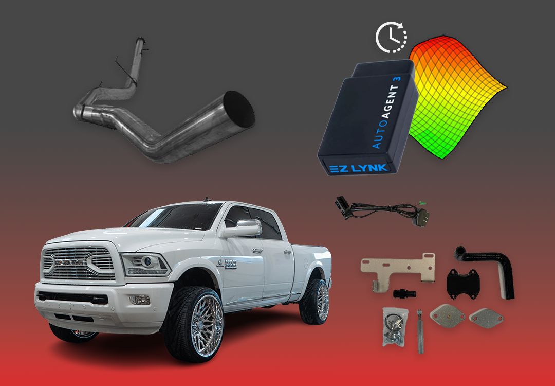 DIESELR 6.7L RAM Cummins All-In-One Kit (2013–2018) All In One Kit (Basic) DIESELR Corp. 2018 4-week Limited Support DIESELR 5 inch Turbo Back Exhaust - Single