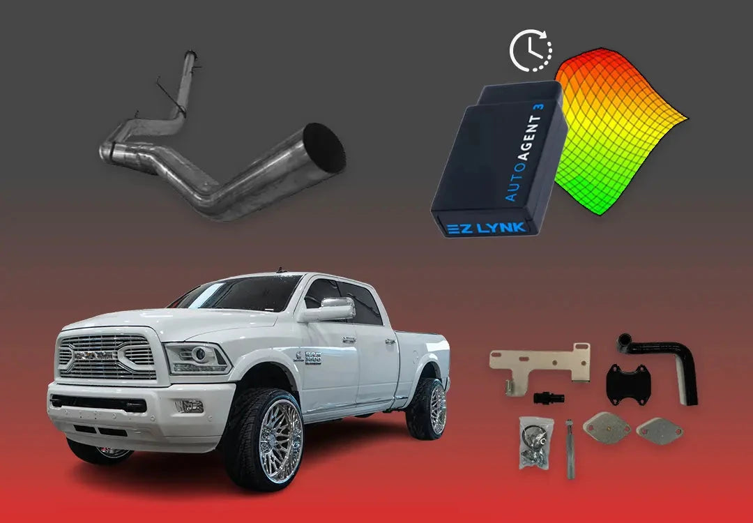 DIESELR 6.7L RAM Cummins All-In-One Kit (2013–2018) All In One Kit (Basic) DIESELR Corp. 2018 4-week Limited Support DIESELR 5 inch Turbo Back Exhaust - Single