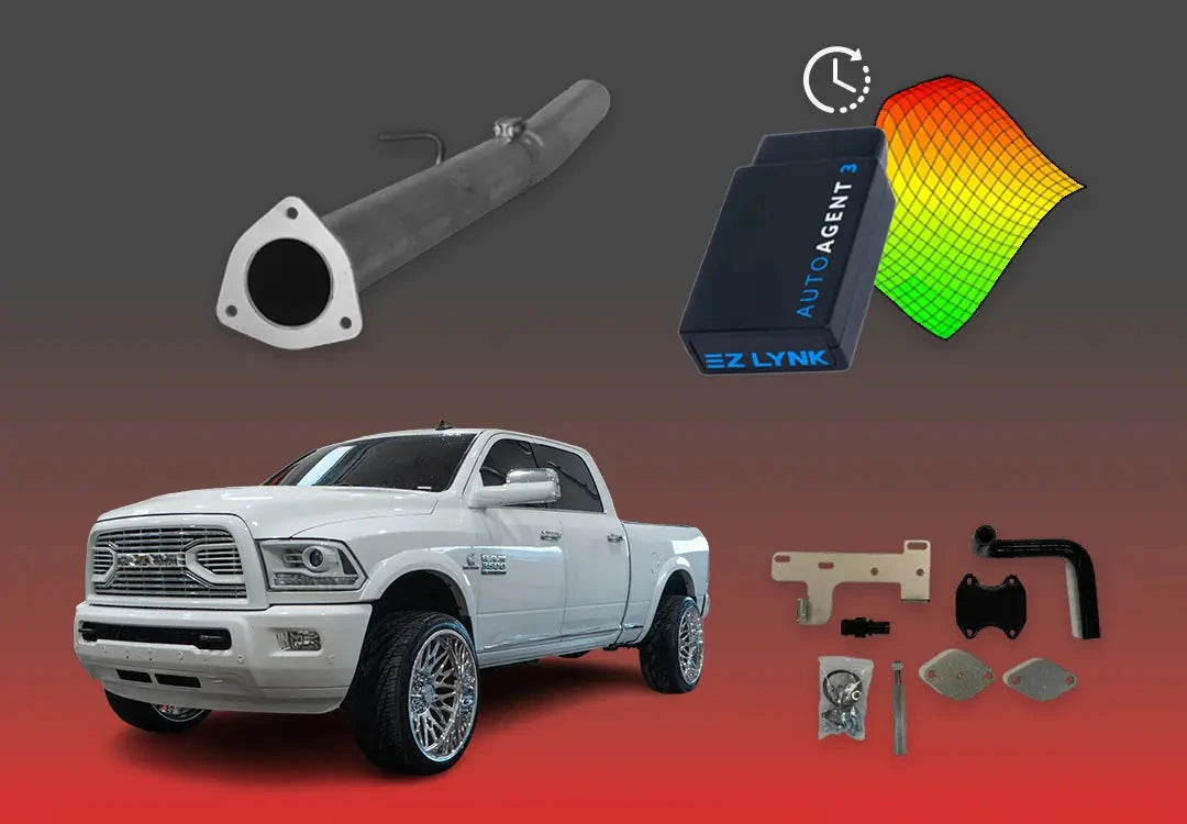 DIESELR 6.7L RAM Cummins All-In-One Kit (2013–2018) All In One Kit (Basic) DIESELR Corp. 2018 4-week Limited Support Cat & DPF/SCR Race Pipes