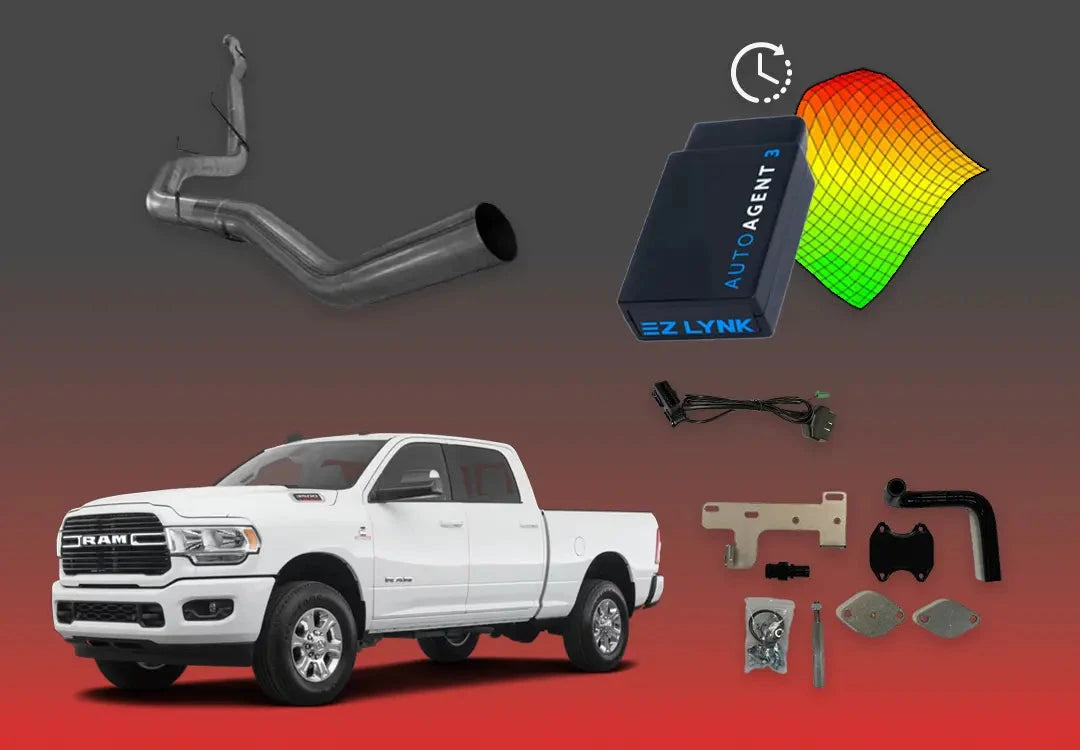 DIESELR 6.7L RAM Cummins All-In-One Kit (2019–2021) All In One Kit (Basic) DIESELR Corp. 4-week Limited Support 4-Inch Downpipe Back