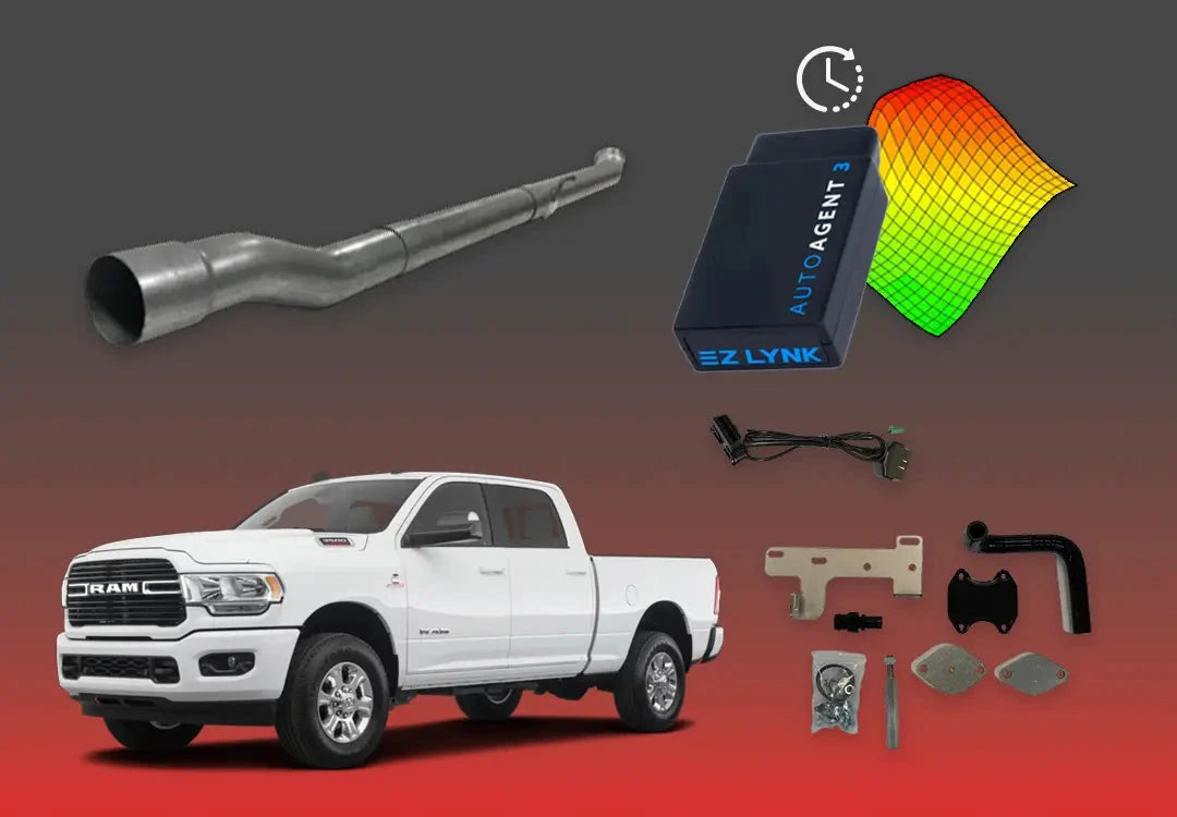 DIESELR 6.7L RAM Cummins All-In-One Kit (2019–2021) All In One Kit (Basic) DIESELR Corp. 4-week Limited Support Cat & Dpf Straight - Race Pipe