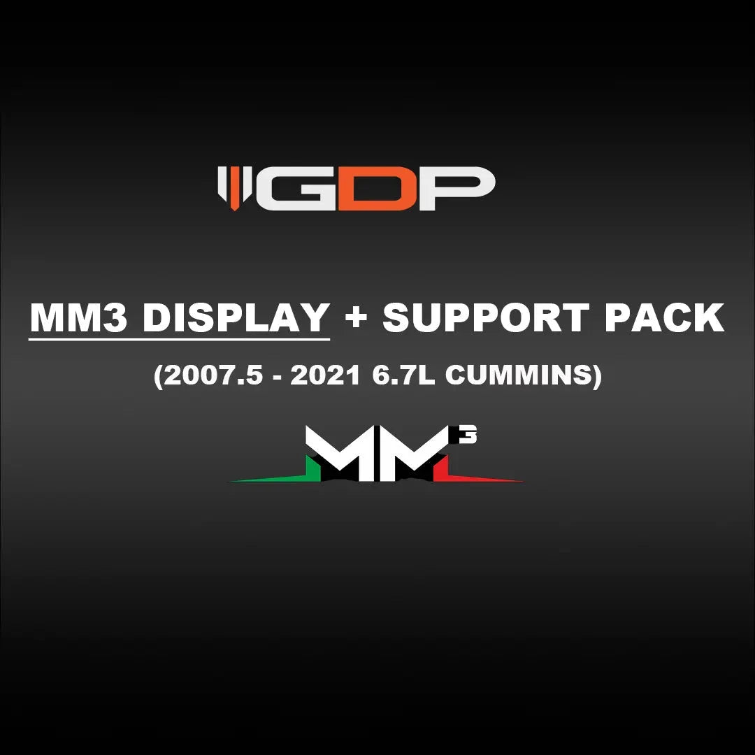 MM3 Touch Display And MM3 Controller w/ GDP Support Pack (2007.5-2021 6.7L Cummins) Tuning Bundle GDP