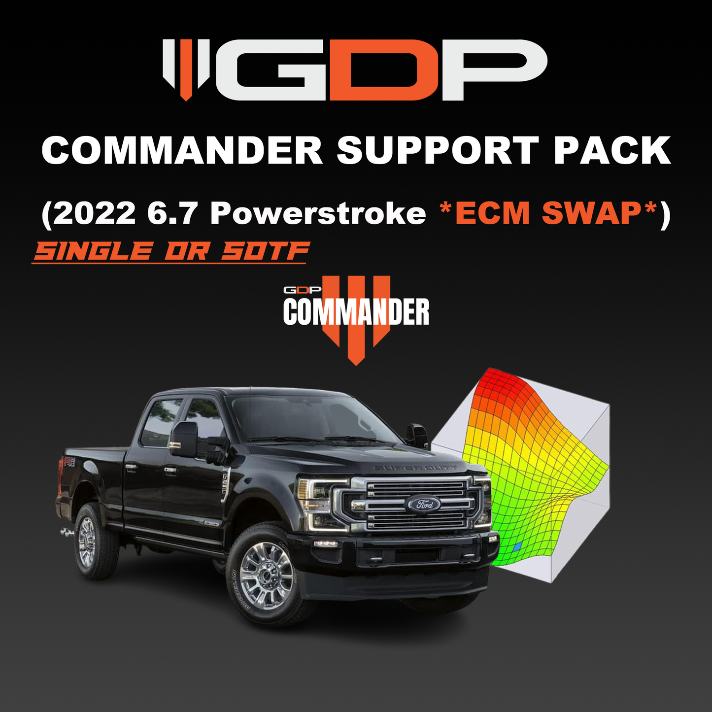 GDP Commander CHANGE from "SOTF tune" to "Single tune" (20-22 Ford 6.7L Powerstroke)