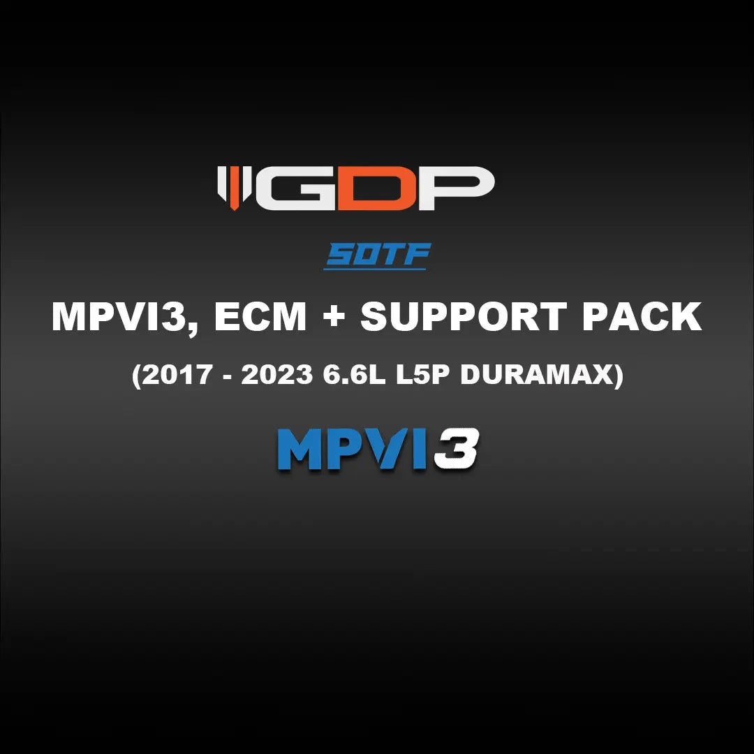 MPVI3 w/GDP SOTF or multi-tunes Support Pack, ECM & 8 Credits (17-23 GM Duramax L5P 2500/3500) Tuning Bundle GDP