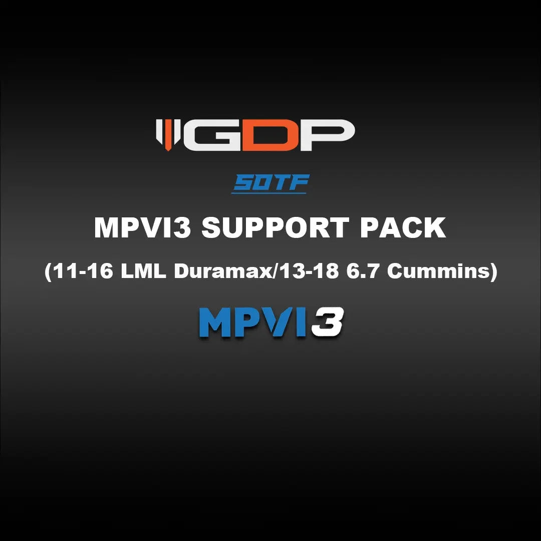 GDP MPVI3 Support Pack - SOTF (11-16 GM 6.6L Duramax/13-18 Dodge 6.7L Cummins) GDP Tune Files GDP