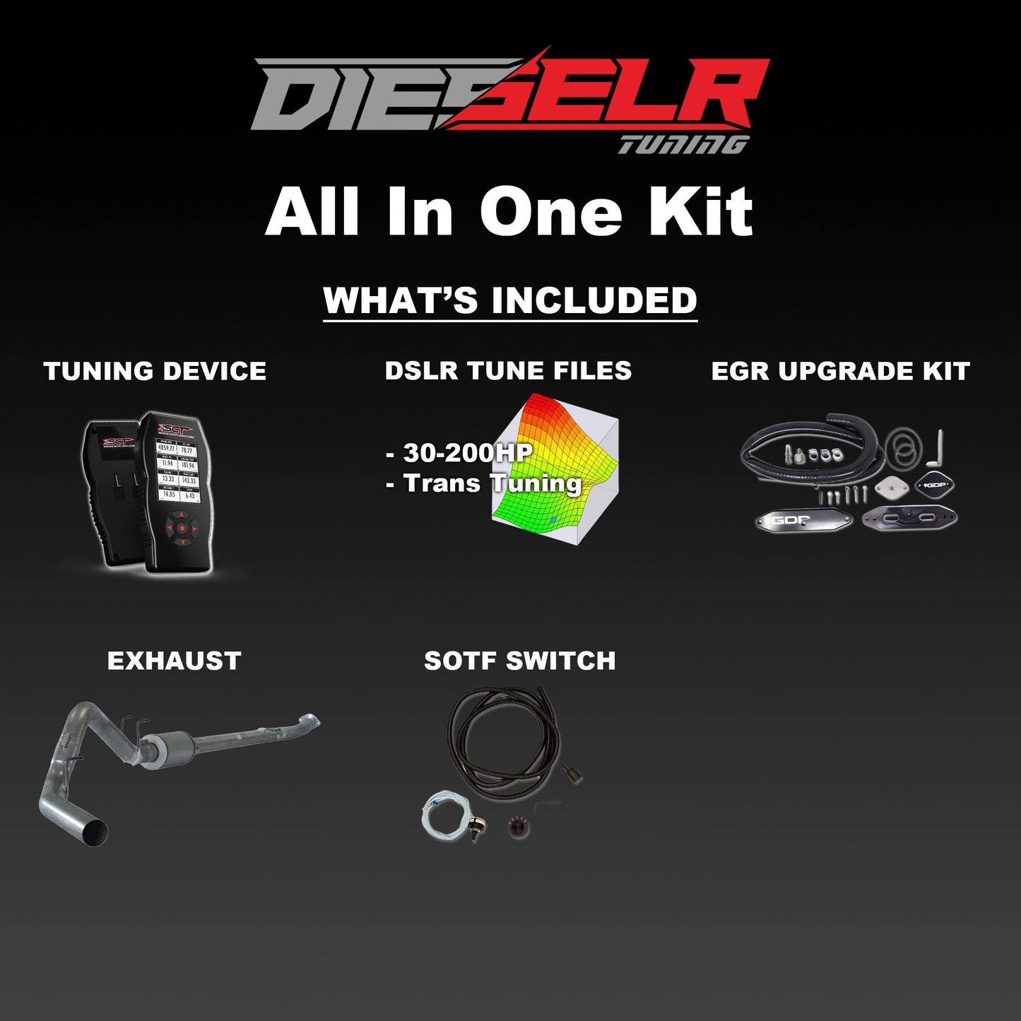 SCT Tune Bundle (2017-2019 6.7 Powerstroke) DIESELR Tuning