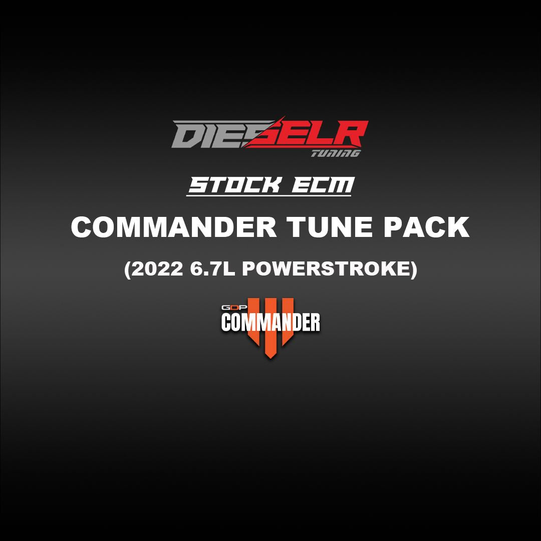 DIESELR Commander Stock File (2022 Powerstroke 6.7L - * Stock 2022 ECM*) Tune Files DIESELR Tuning