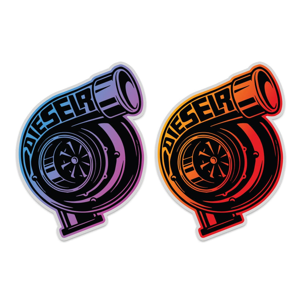 Dieselr Holographic Turbo Sticker Accessories DSLR