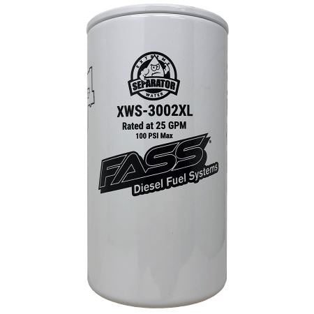 FASS Fuel Systems Extended Length Extreme Water Separator (XWS3002XL) Motor Vehicle Fuel Systems FASS Fuel Systems