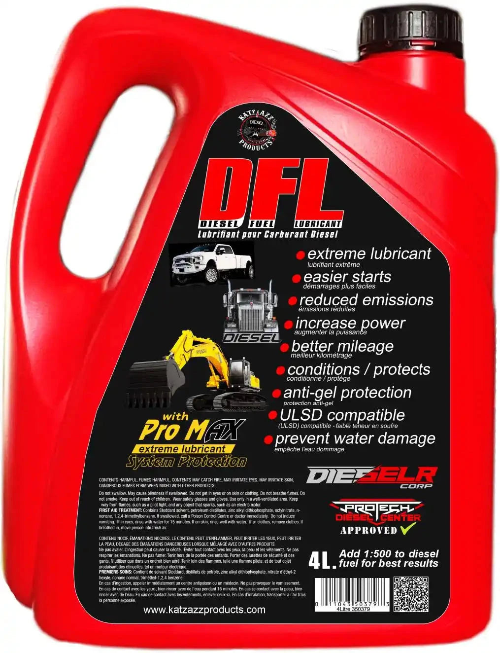 DFL Diesel Fuel Lubricant Lubricants Katz Azz