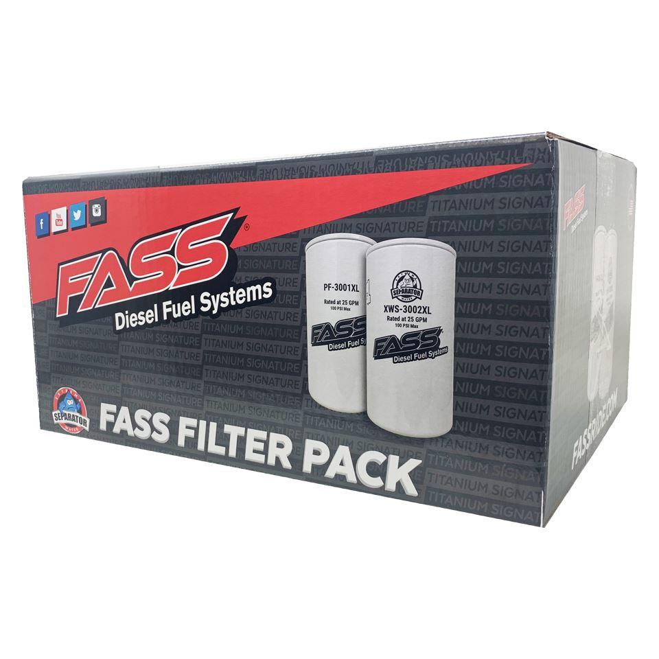 FASS FILTER PACK XL DIESEL PERFORMANCE FASS Fuel Systems