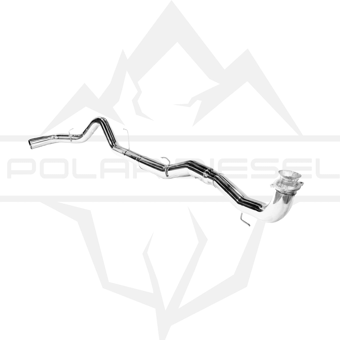 2017-2023 Duramax 6.6L 5" Polished Polar Exhaust Exhaust Polar Diesel