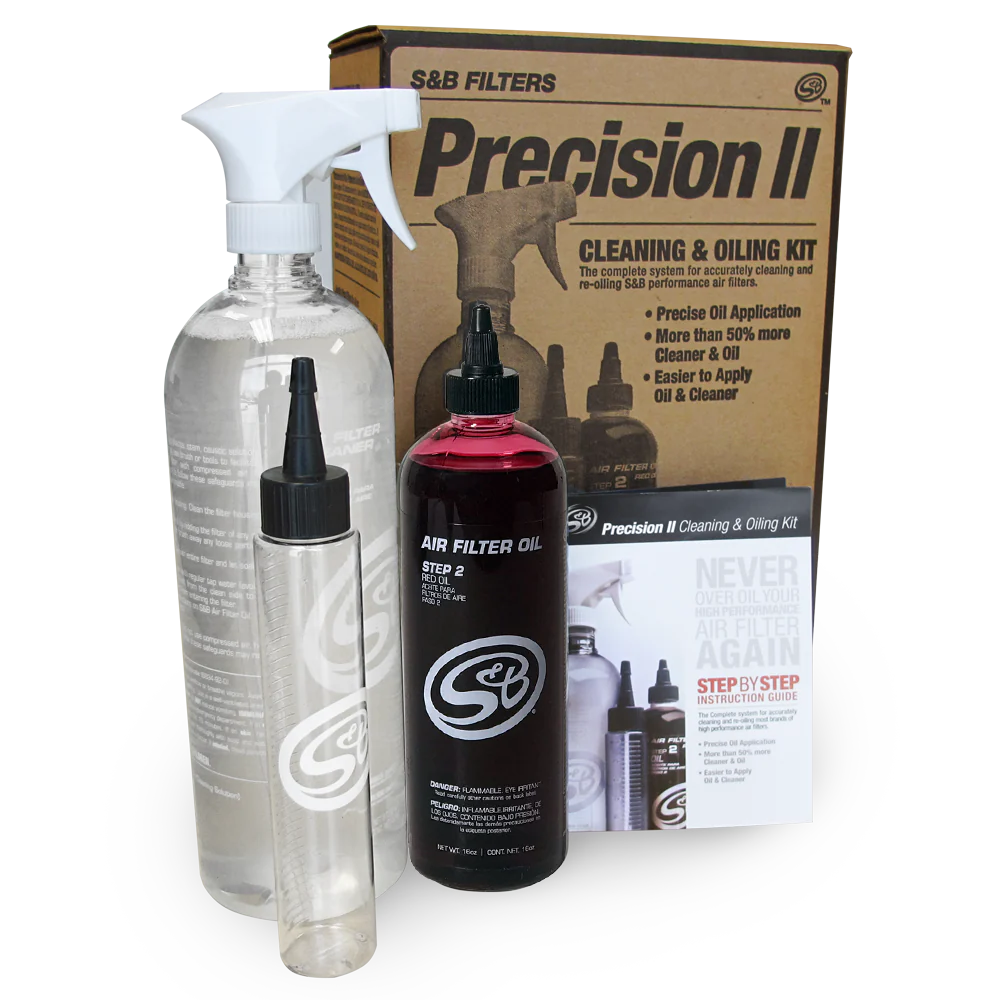 Precision II Cleaning and Oiling Kit Air Filter Cleaning S&B Red Oil Single Pack