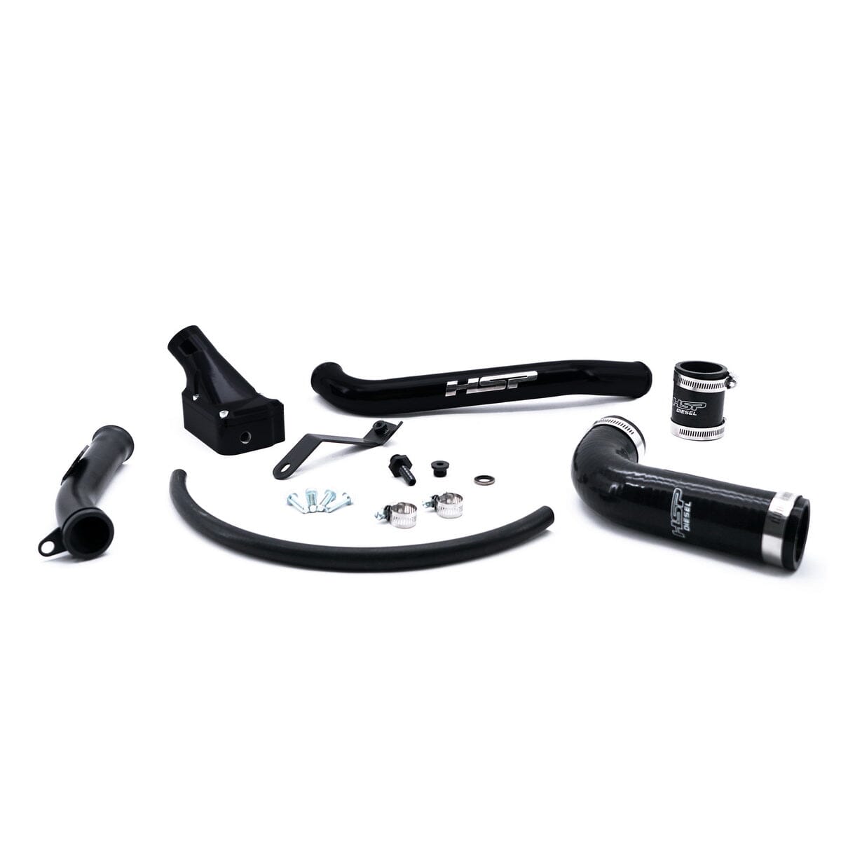 HSP Billet Thermostat Housing Kit (2006-2010 Chevrolet / GMC) Engine Coolant Thermostat Housing HSP Diesel Satin Black