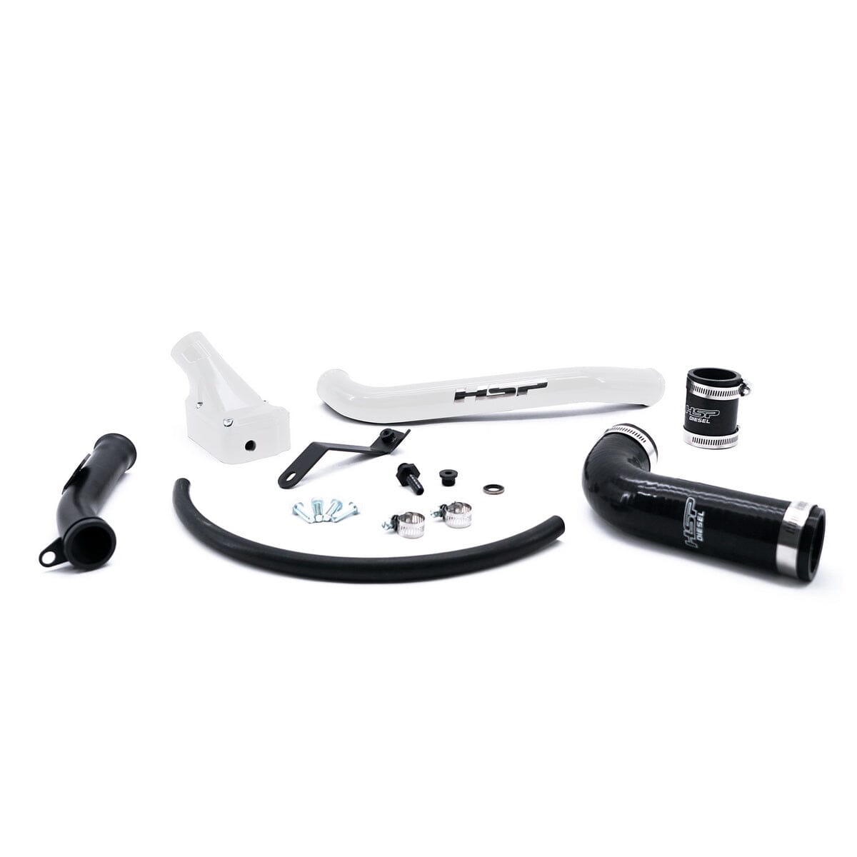 HSP Billet Thermostat Housing Kit (2006-2010 Chevrolet / GMC) Engine Coolant Thermostat Housing HSP Diesel White