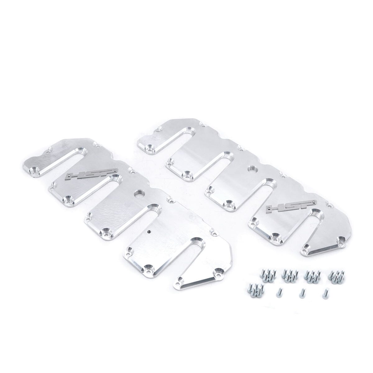 HSP Billet Valve Covers (2004.5-2010 Chevrolet / GMC) Engine Valve Cover HSP Diesel Silver (Raw)