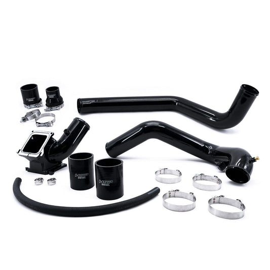 HSP Intercooler Charge Pipe Bundle (2006-2010 Chevrolet / GMC) Intercooler Pipes HSP Diesel Gloss Black