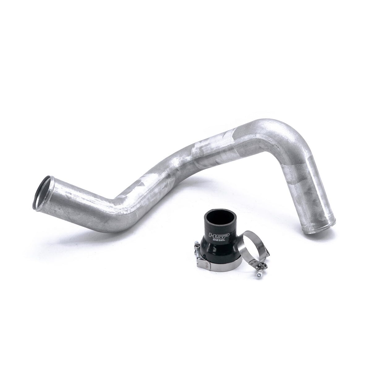 HSP Cold Side Tube - Factory Style (2003-2004 Chevrolet / GMC) Intercooler Pipes HSP Diesel Silver (Raw)
